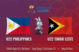 Thắng đậm U22 Philippines, U22 Timor Leste gây địa chấn SEA Games 32