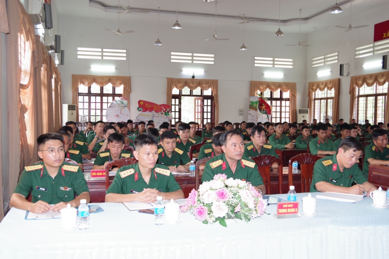 Sư đoàn 5: Mít tinh hưởng ứng Tháng hành động về an toàn, vệ sinh lao động năm 2023