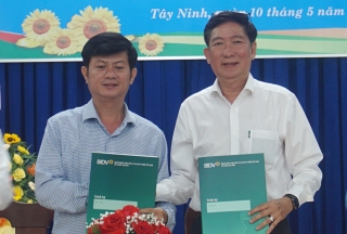 Ký kết quy chế phối hợp giữa LĐLĐ tỉnh và BIDV Tây Ninh