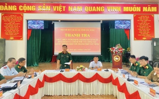 TP. Tây Ninh: Thực hiện tốt công tác quốc phòng địa phương