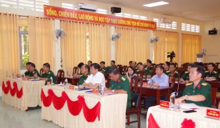 Đảng uỷ Quân sự huyện Tân Châu: Sơ kết giữa nhiệm kỳ thực hiện Nghị quyết Đại hội Đảng bộ nhiệm kỳ 2020-2025