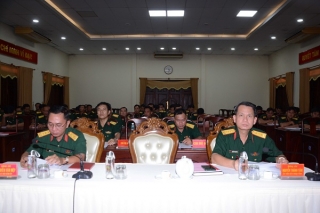 Đảng ủy Phòng Tham mưu Bộ CHQS tỉnh: Sơ kết giữa nhiệm kỳ 2020-2025