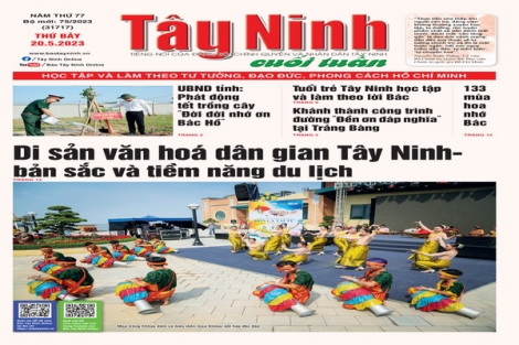 Điểm báo in Tây Ninh ngày 20.05.2023