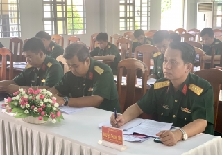 Gò Dầu: Tổng kết thực hiện Luật Sĩ quan Quân đội nhân dân Việt Nam