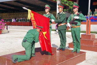 Sư đoàn 5: Tổ chức lễ tuyên thệ chiến sĩ mới