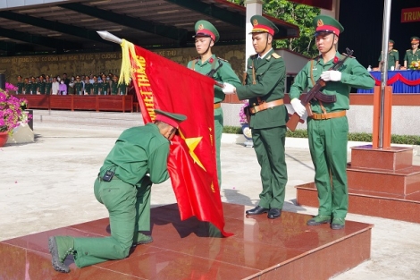 Sư đoàn 5: Tổ chức lễ tuyên thệ chiến sĩ mới