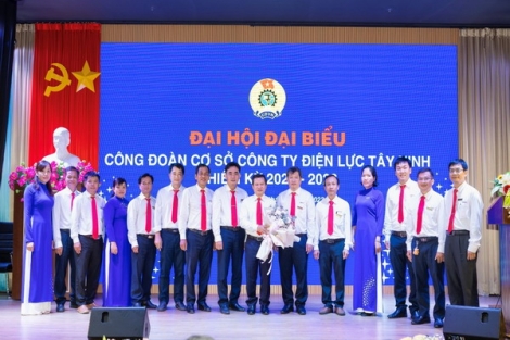 Đại hội Công đoàn cơ sở Công ty Điện lực Tây Ninh nhiệm kỳ 2023-2028