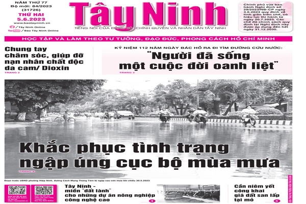 Điểm báo in Tây Ninh ngày 05.06.2023