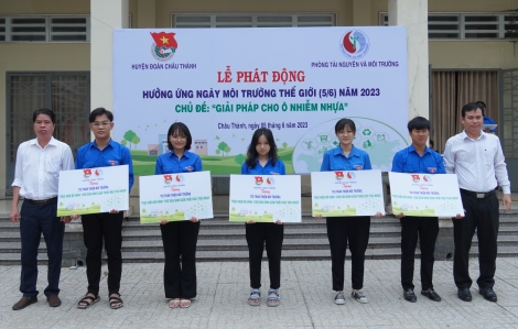 Châu Thành: Tổ chức lễ phát động hưởng ứng Ngày Môi trường Thế giới năm 2023