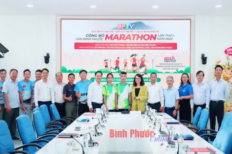 BPTV công bố giải Bình Phước marathon lần thứ I, năm 2023