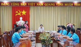 Gặp mặt đại biểu Tây Ninh tham dự trại hè “Hoa hướng hương”