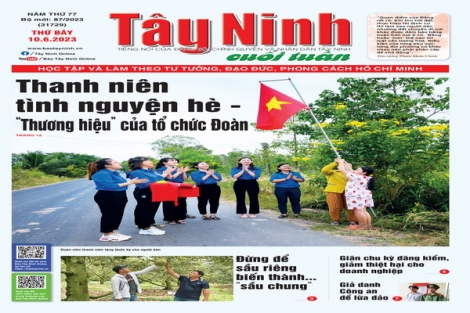 Điểm báo in Tây Ninh ngày 10.06.2023