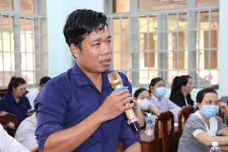 Đại biểu HĐND tỉnh, HĐND huyện Dương Minh Châu tiếp xúc cử tri xã Suối Đá