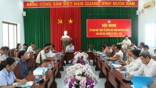 MTTQ các cấp huyện Gò Dầu: Vận động Quỹ “Vì người nghèo” đạt 111,8% kế hoạch