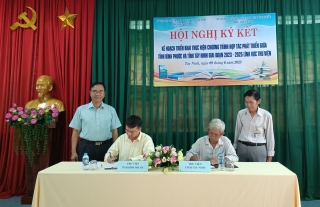 Tây Ninh và Bình Phước ký kết hợp tác phát triển lĩnh vực thư viện