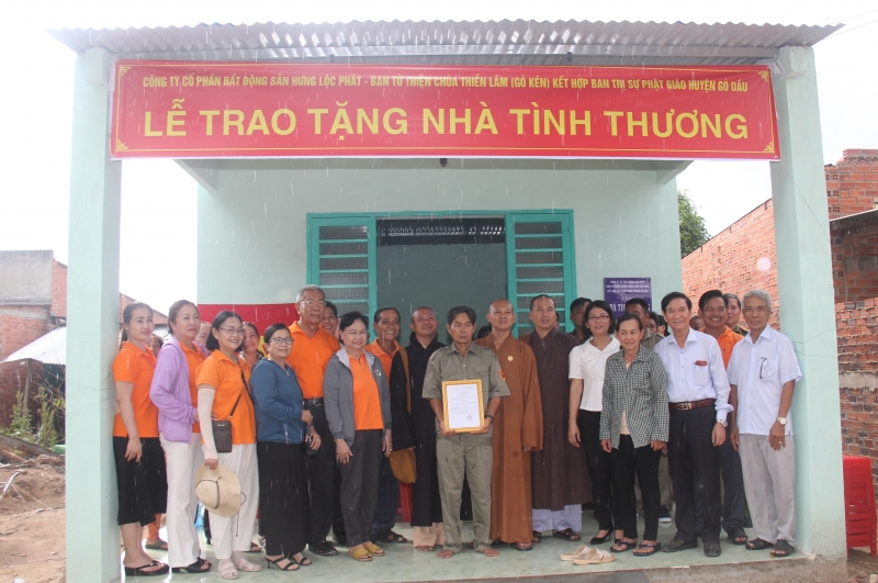 Xã Hiệp Thạnh (Gò Dầu): Một tuần tra nhân dân được trao tặng nhà tình thương trị giá 100 triệu đồng