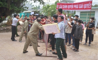 Diễn tập chiến đấu phòng thủ thị trấn Gò Dầu