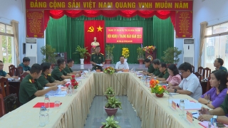 Đảng ủy Quân sự thị xã Hoà Thành: Hội nghị 6 tháng đầu năm 2023