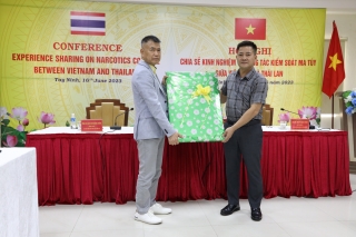 Hội nghị chia sẻ kinh nghiệm về công tác kiểm soát ma tuý giữa Việt Nam và Thái Lan