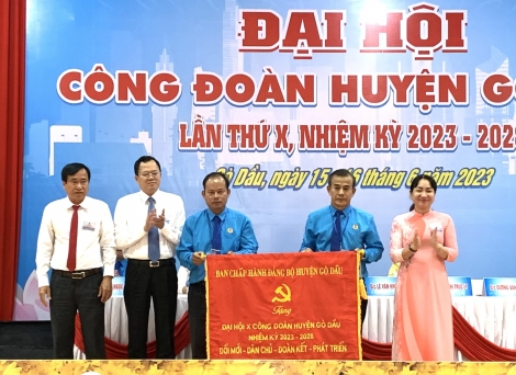 Gò Dầu: Ông Lê Văn Khôi tái đắc cử chức Chủ tịch LĐLĐ huyện