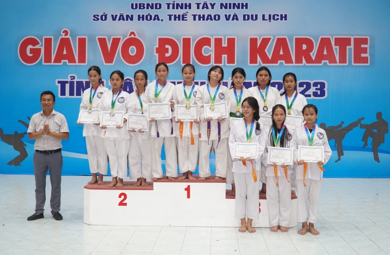 Kết thúc Giải vô địch Karatedo tỉnh Tây Ninh