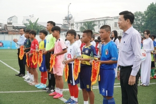 Khai mạc Giải bóng đá thiếu niên, nhi đồng Truyền hình Tây Ninh lần II, năm 2023- Cúp Tân Nhiên