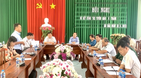 Ban Tuyên giáo Huyện uỷ Gò Dầu: Sơ kết công tác 6 tháng đầu năm 2023