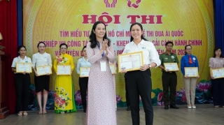 Thành phố Tây Ninh: Hội thi tìm hiểu tư tưởng Hồ Chí Minh về thi đua ái quốc