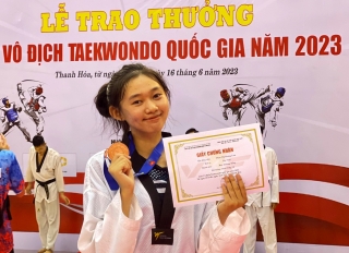 Tây Ninh đạt 1 huy chương đồng
