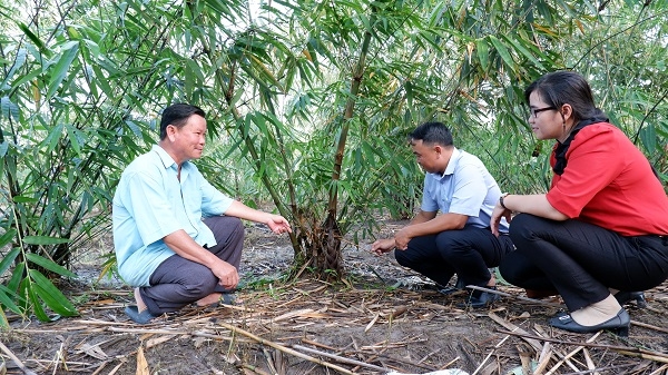 Hội Nông dân huyện Dương Minh Châu học tập và làm theo Bác