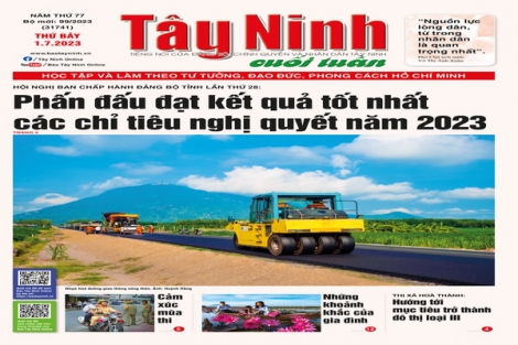 Điểm báo in Tây Ninh ngày 01.07.2023