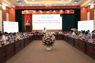 Lãnh đạo Thành phố Tây Ninh trao đổi, học tập kinh nghiệm tại Hà Nội và Thái Nguyên