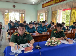 Tân Biên: Sở kết 1 năm thực hiện quy chế công tác quản lý tư tưởng trong quân nhân