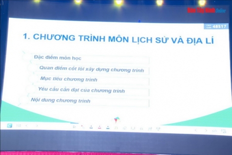 Tập huấn thay sách giáo khoa lớp 4