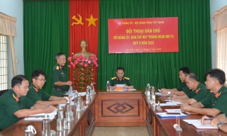 Đối thoại dân chủ với Đảng ủy, Ban Chỉ huy Trung đoàn 174
