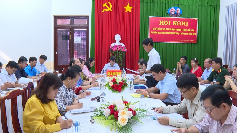 Hoà Thành: Sơ kết công tác thi đua, khen thưởng 6 tháng đầu năm 2023