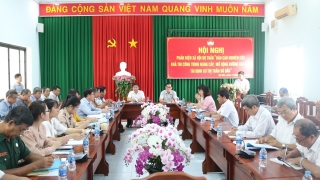UBMTTQVN huyện Gò Dầu: Phản biện xã hội đối với dự thảo Dự án Đường vào khu tái định cư thị trấn Gò Dầu