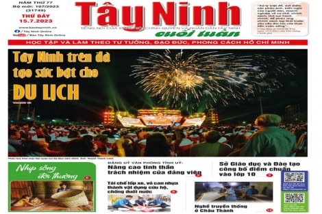 Điểm báo in Tây Ninh ngày 15.07.2023