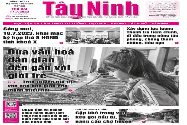 Điểm báo in Tây Ninh ngày 17.07.2023