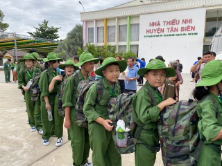 Tân Biên:  51 học sinh tham gia Học kỳ quân đội