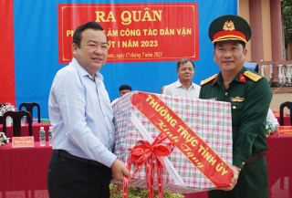 Tây Ninh ra quân phối hợp làm công tác dân vận