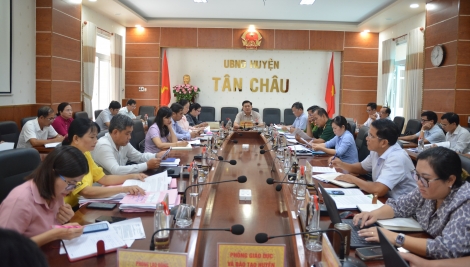 Tân Châu: 6 tháng đầu năm giải ngân vốn đầu tư xây dựng cơ bản đạt trên 53%