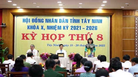 Bế mạc kỳ họp thứ 8 HĐND tỉnh khoá X, nhiệm kỳ 2021-2026