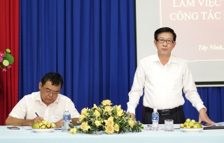 Đoàn công tác liên ngành của Ban Tôn giáo Chính phủ làm việc tại Tây Ninh
