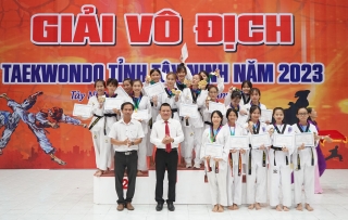 Kết thúc Giải vô địch Taekwondo tỉnh Tây Ninh năm 2023
