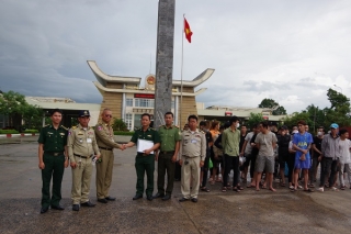 Tiếp nhận, giải cứu 33 công dân bị cưỡng bức lao động tại Campuchia