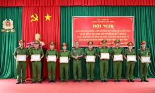 Công an Tây Ninh: Giao ban lực lượng Cảnh sát hình sự 6 tháng đầu năm 2023
