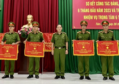 Công an Tân Biên: Đẩy mạnh đấu tranh với các loại tội phạm, tệ nạn xã hội