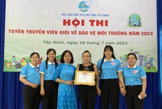 Hội LHPN Tây Ninh: Tổ chức hội thi tuyên truyền viên giỏi về bảo vệ môi trường