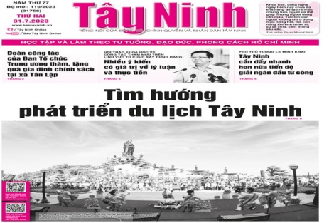Điểm báo in Tây Ninh ngày 31.07.2023